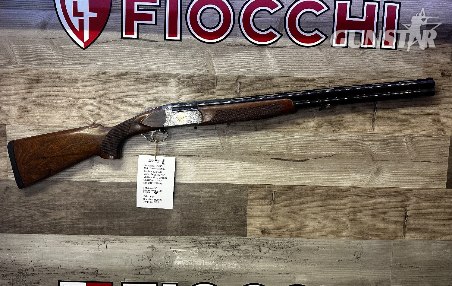 Bettinsoli diamond X grade  Over and Under 12 Bore/gauge in 