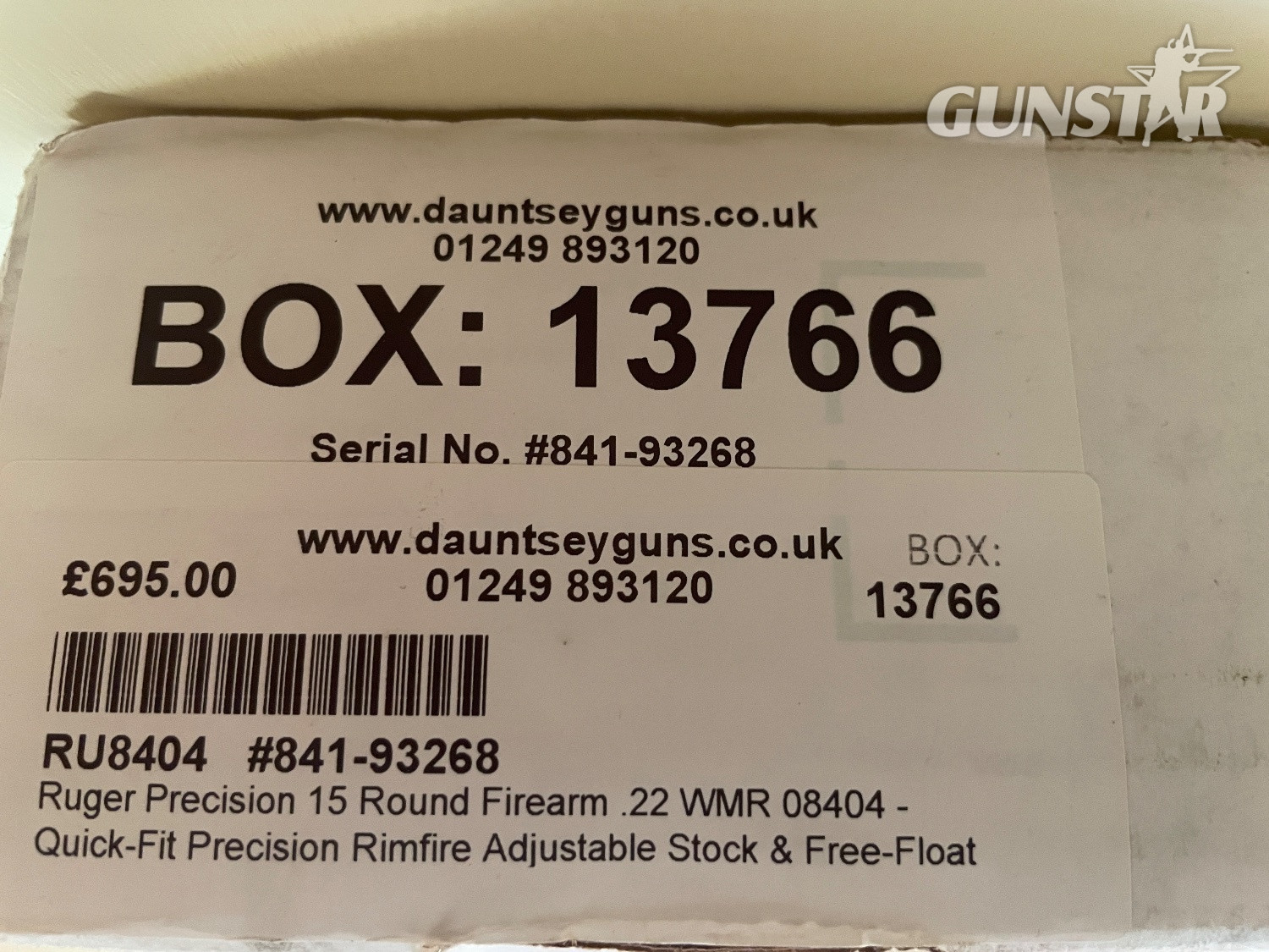 Ruger Precision  Bolt Action .22 Winchester Magnum Rimfire (.22 WMR) Rifle 
