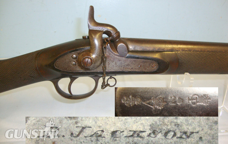 R. Jackson With Nipple Protector & Chain Muzzleloader .577 Rifle