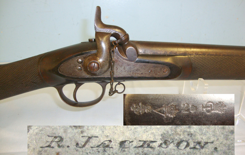 R. Jackson With Nipple Protector & Chain Muzzleloader .577 Rifle