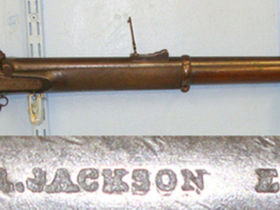 R. Jackson With Nipple Protector & Chain Muzzleloader .577 Rifle