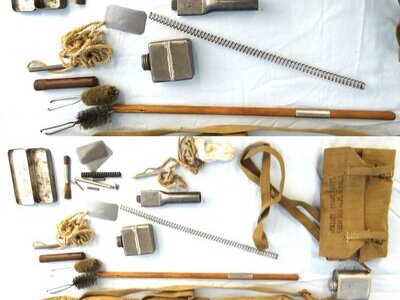 WW2, 1943 Dated, ’37 Webbing Pattern Bren Gun Parts/Spare Barrel Bag Complete with the Spare Parts Wallet and Contents. MISC 1023 WW2, 1943 Dated, ’37 Webbing Pattern Bren Gun Parts/Spare Barrel Bag Complete with the Spare Parts Wallet and Contents. MISC 1023 Various  Machine Gun