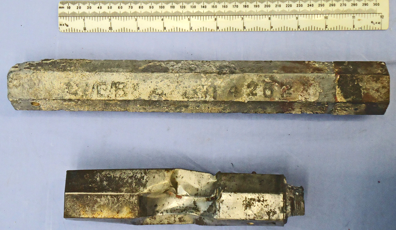 INERT DEACTIATED. British, WW2, Rare, 4 Pound Incendiary Bomb. O 1886 INERT DEACTIATED. British, WW2, Rare, 4 Pound Incendiary Bomb. O 1886  Other Ammunition 
