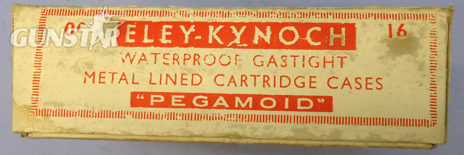 Gamo Vintage 100 Cartridge Box Of Eley-Kynoch PEGAMOID 16 Bore EC Purdey Loading Number 6 Shot, Centre Fire Waterproof Shotgun Cartridges. - O 2036  Other Ammunition 