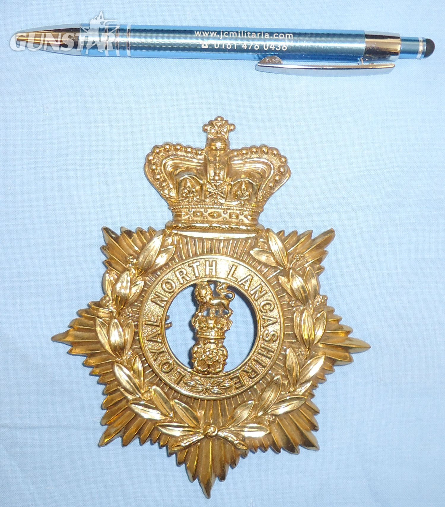 Victorian Other Ranks Helmet Plate to The Loyal North Lancashire\'s. BA 885. Victorian Other Ranks Helmet Plate to The Loyal North Lancashire's. BA 885. Antique & Militaria in 
