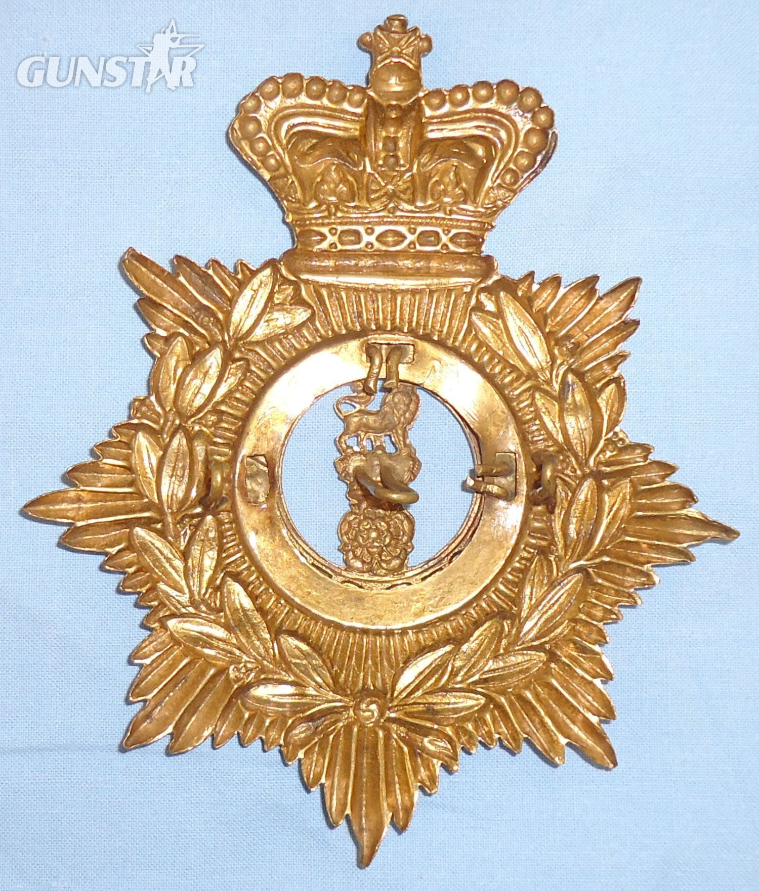 Victorian Other Ranks Helmet Plate to The Loyal North Lancashire\'s. BA 885. Victorian Other Ranks Helmet Plate to The Loyal North Lancashire's. BA 885. Antique & Militaria