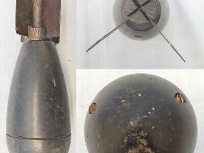 INERT DEACTIATED. *RARE* British WW1, Royal Flying Corps Bakelite 3lb Practice Bomb. Sn - 22846:96 INERT DEACTIATED. *RARE* British WW1, Royal Flying Corps Bakelite 3lb Practice Bomb. Sn - 22846:96  Other Ammunition