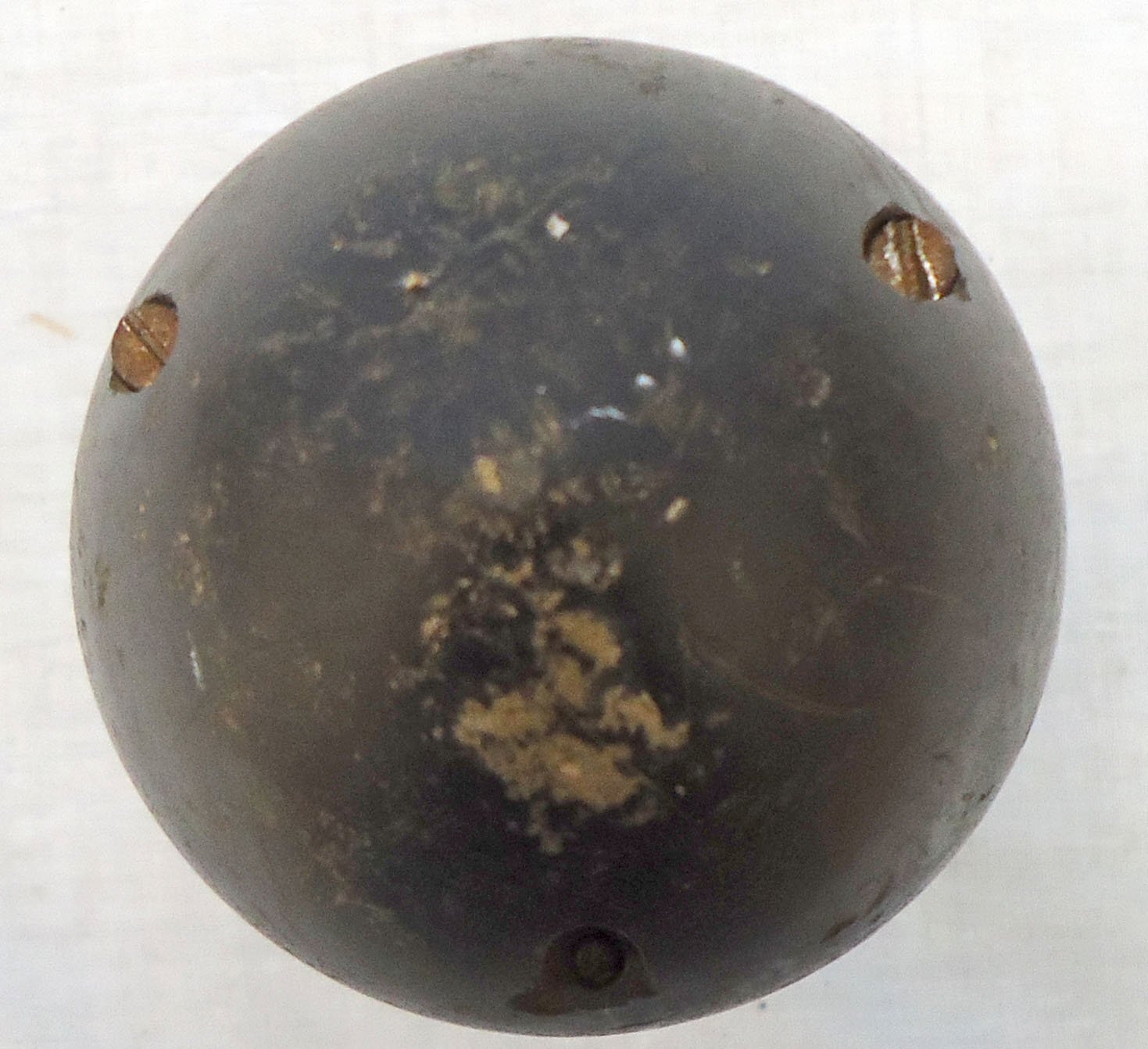 {CATEGORY} - INERT DEACTIATED. *RARE* British WW1, Royal Flying Corps Bakelite 3lb Practice Bomb. Sn - 22846:96 INERT DEACTIATED. *RARE* British WW1, Royal Flying Corps Bakelite 3lb Practice Bomb. Sn - 22846:96  Other Ammunition in 