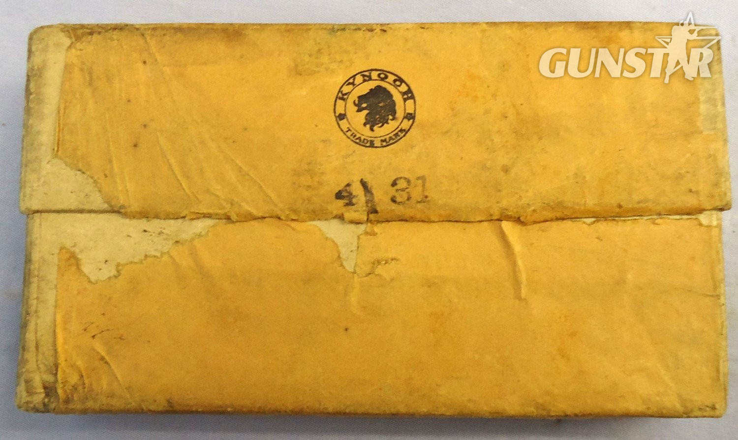 {CATEGORY} - Kynoch INERT DEACTIVATED. British, RARE, KYNOCH made, 1930 Dated, 20 Round Packet of .276 Peterson (7x51) Ball Ammunition for the American .276 Pederson Trials Rifle. Sn - 22787:18  Other Ammunition in 