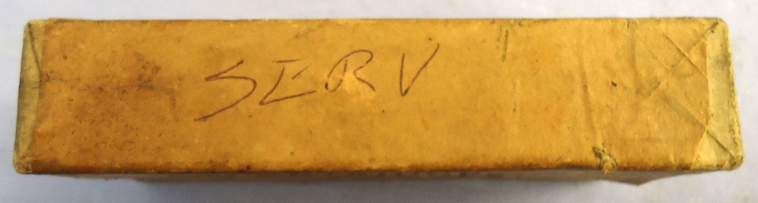 Kynoch INERT DEACTIVATED. British, RARE, KYNOCH made, 1930 Dated, 20 Round Packet of .276 Peterson (7x51) Ball Ammunition for the American .276 Pederson Trials Rifle. Sn - 22787:18  Other Ammunition 