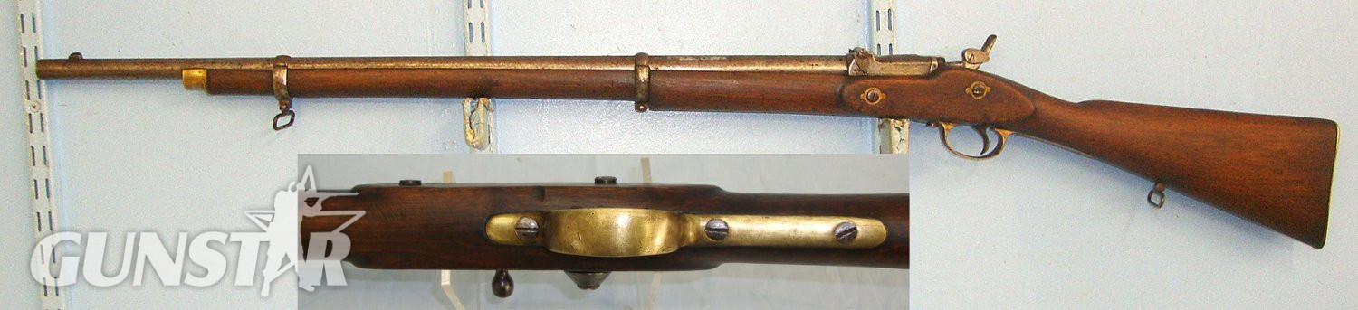  1870 Belgian Military, Albini-Braendlin Front Hinge Breech 11mm Obsolete Calibre 2 Band Rifle Rifle. Sn 23664 rifle Single Shot Obsolete Rifle