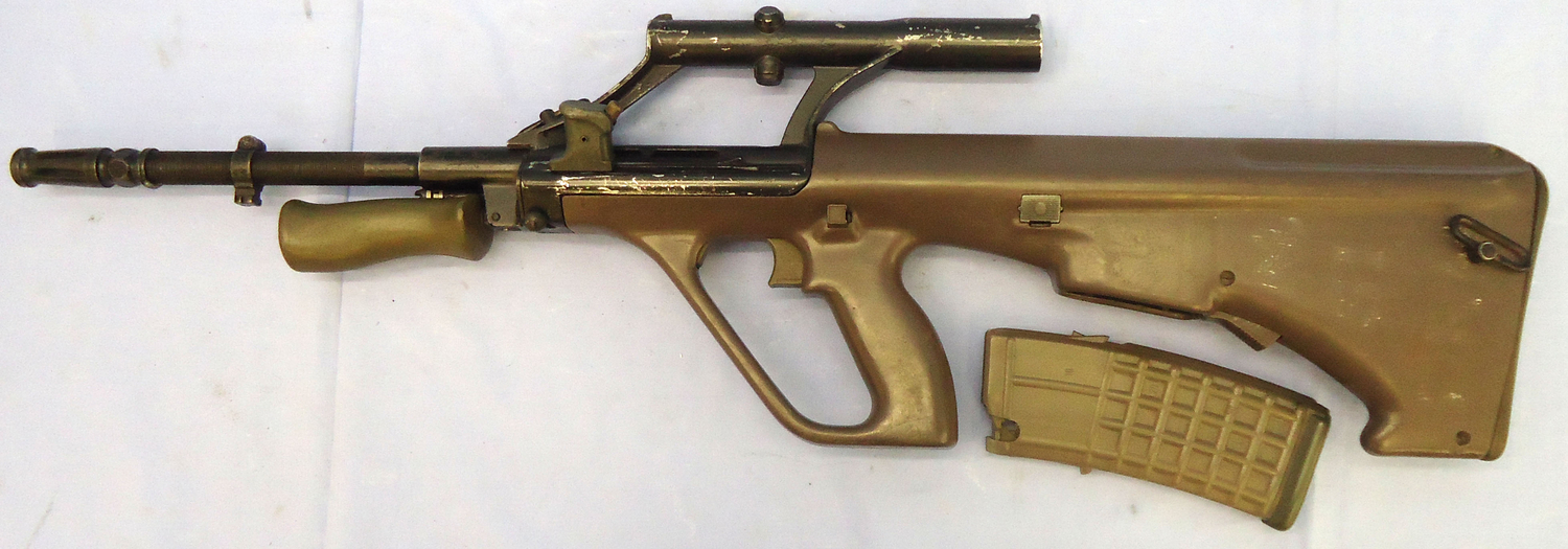 Steyr Steyr 5.56mm NATO Calibre AUG A1 Bullpup Assault Rifle. **2020 UK/EU DEACTIVATION CERTIFICATED**. - D 5982 Semi-Auto 5.56x45mm NATO (.223 Remington) Rifle