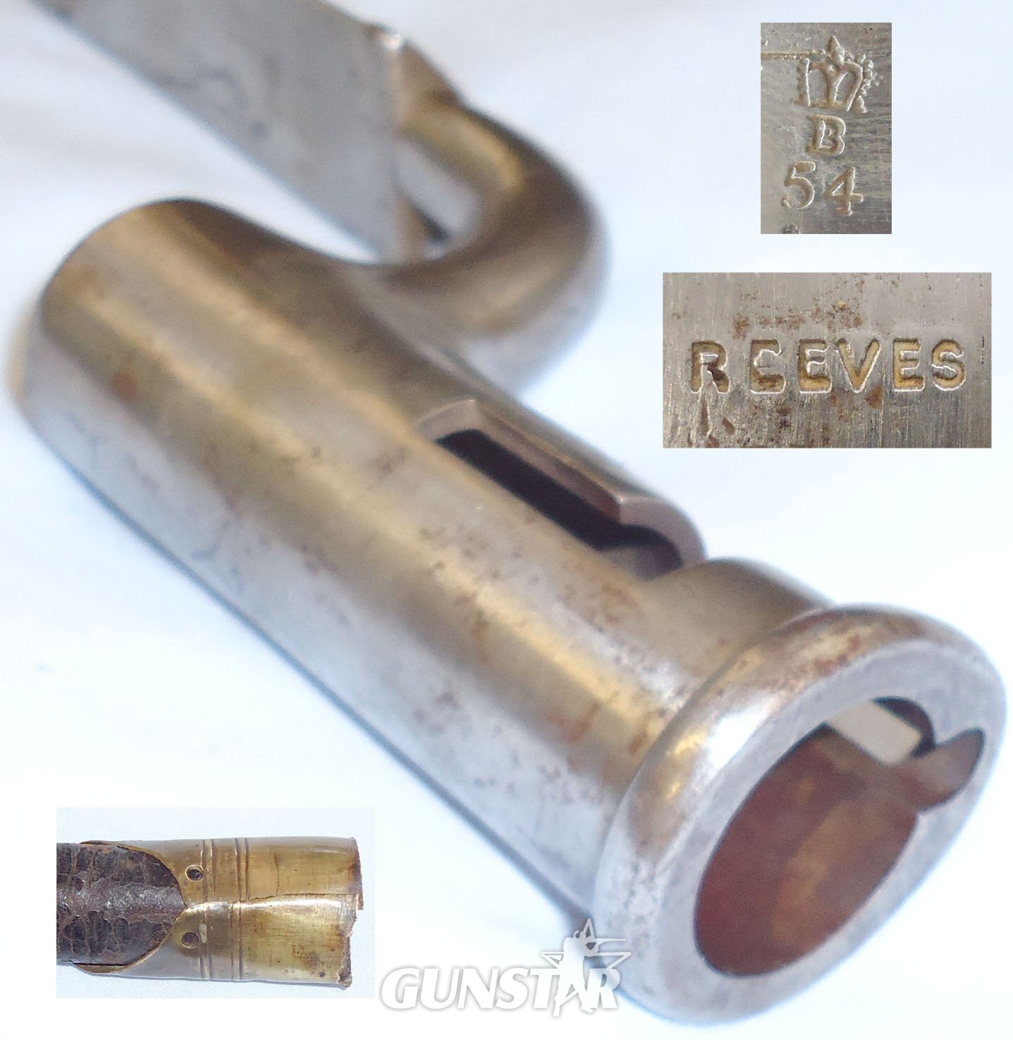 18th Century Socket Bayonet for the Brown Bess Muzzle Loading Flintlock Muskets. BAYO 450. Bayonet