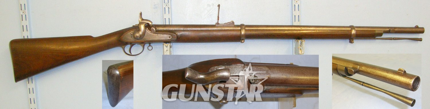 Victorian British Hollis & Sheath Birmingham Makers To Her Majesty’s War Department Enfield Volunteer’s Private Purchase, 2 Band .577 Calibre Muzzle Loading Percussion 2 Band Rifle With 3 Groove Rifling. Sn 20647 percussion rifle Muzzleloader .577 Rifle in 