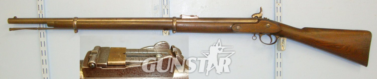  Victorian British Hollis & Sheath Birmingham Makers To Her Majesty’s War Department Enfield Volunteer’s Private Purchase, 2 Band .577 Calibre Muzzle Loading Percussion 2 Band Rifle With 3 Groove Rifling. Sn 20647 percussion rifle Muzzleloader .577 Rifle
