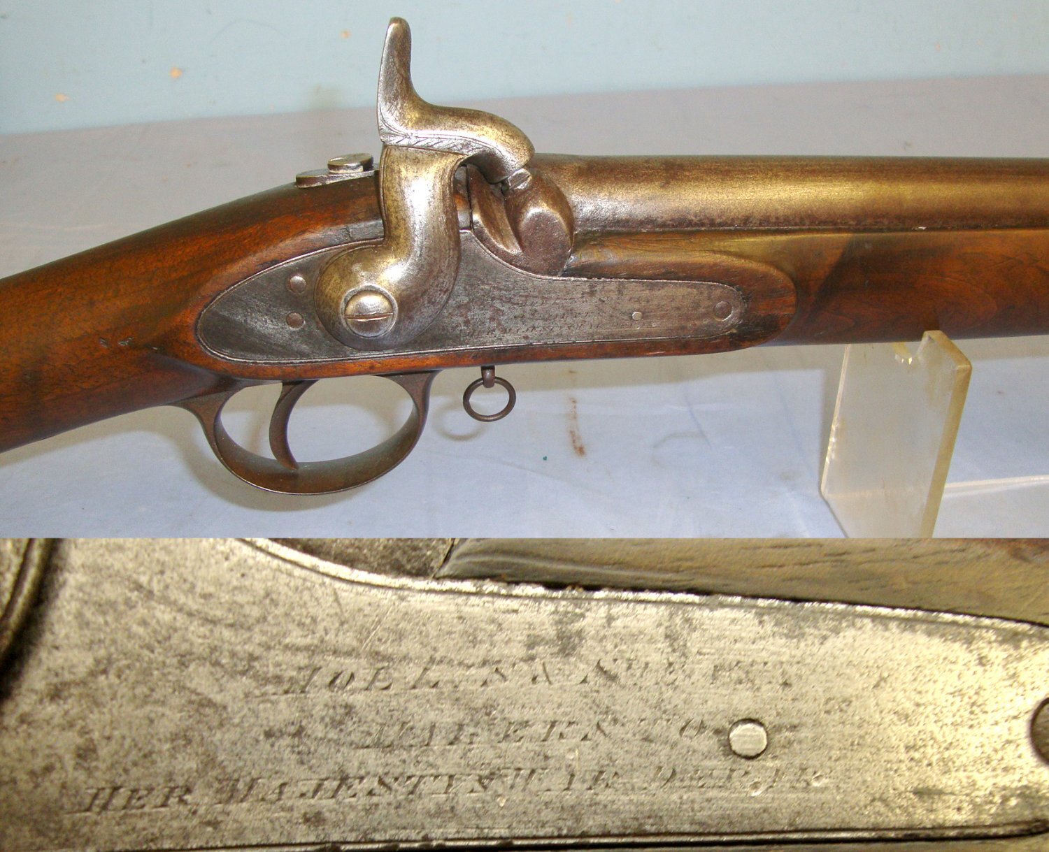 Victorian British Hollis & Sheath Birmingham Makers To Her Majesty’s War Department Enfield Volunteer’s Private Purchase, 2 Band .577 Calibre Muzzle Loading Percussion 2 Band Rifle With 3 Groove Rifling. Sn 20647 percussion rifle Muzzleloader .577 Rifle