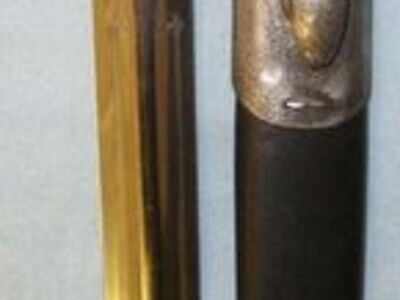 Boer War Era British 3 Rivet, Mark 1, 1st Type Pattern1888 Lee Metford Bayonet M Bayonet