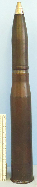 DEACTIVATED INERT. Unfired German WW2 7.5cm (75 x 493R) HE (High Explosive) Roun DEACTIVATED INERT. Unfired German WW2 7.5cm (75 x 493R) HE (High Explosive) Roun Antique & Militaria in 