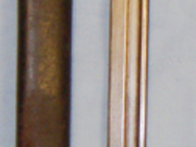 WWII 1918 Dated 1907 Pattern British ‘Wilkinson’ Regimentally Stamped Bayonet and No1 MkII Double Seamed Leather Scabbard. BAYO 6283. Bayonet