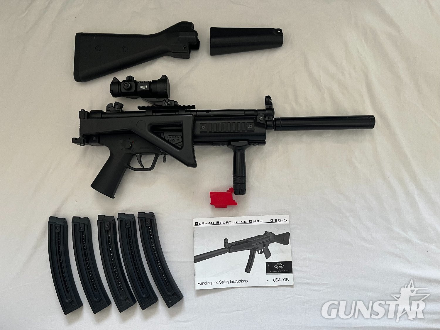 {CATEGORY} - GSG - German Sport Guns GmbH 522 Semi-Auto .22 Long Rifle (.22 LR) Rifle