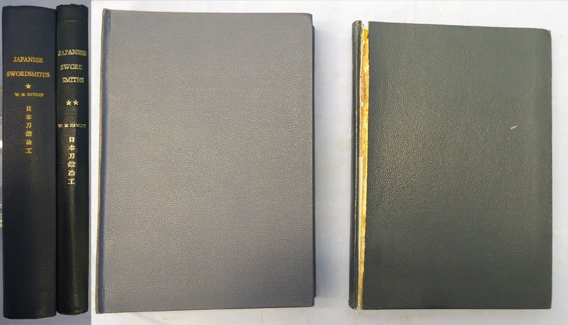  Two Volume Hardcover Set of W.M. Hawley's Japanese Swordsmiths. Both are First Editions, Copyrights 1966 & 1967. - BO 487 Two Volume Hardcover Set of W.M. Hawley's Japanese Swordsmiths. Both are First Editions, Copyrights 1966 & 1967. - BO 487 Other Accessory