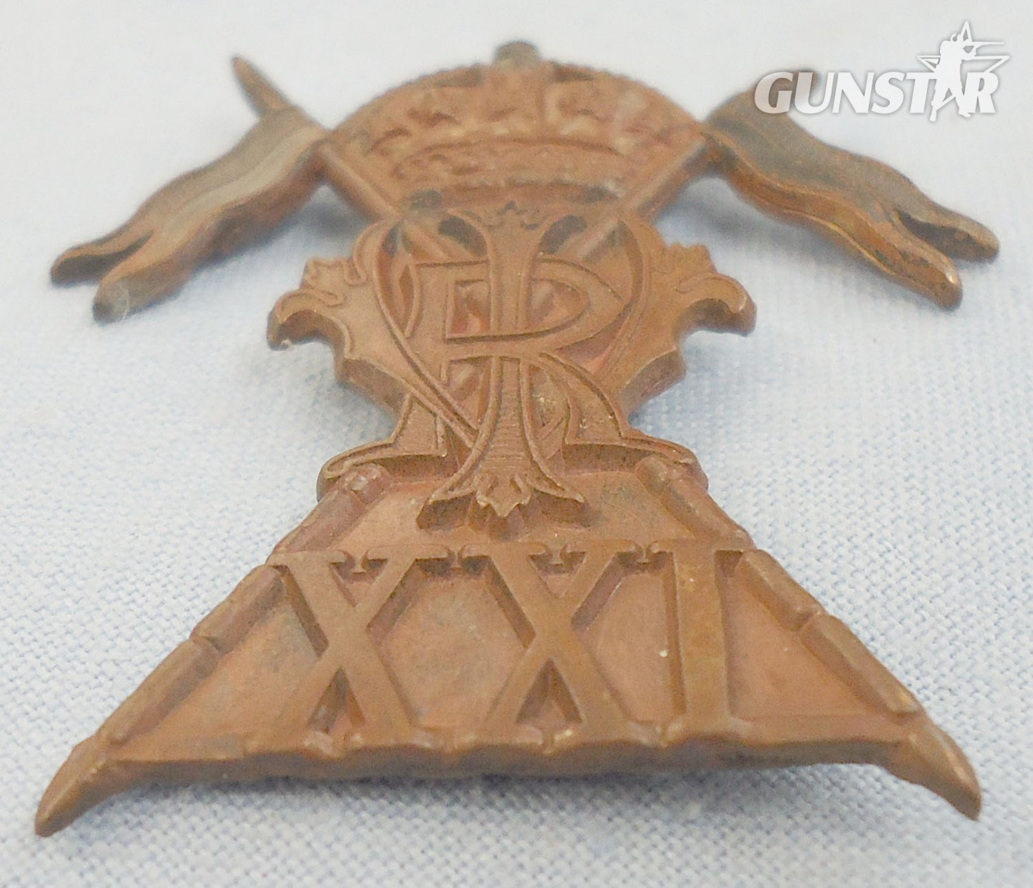 WWI 21st Lancers Bronze Officers Cap Badge. BA 453. WWI 21st Lancers Bronze Officers Cap Badge. BA 453.  Antique & Militaria