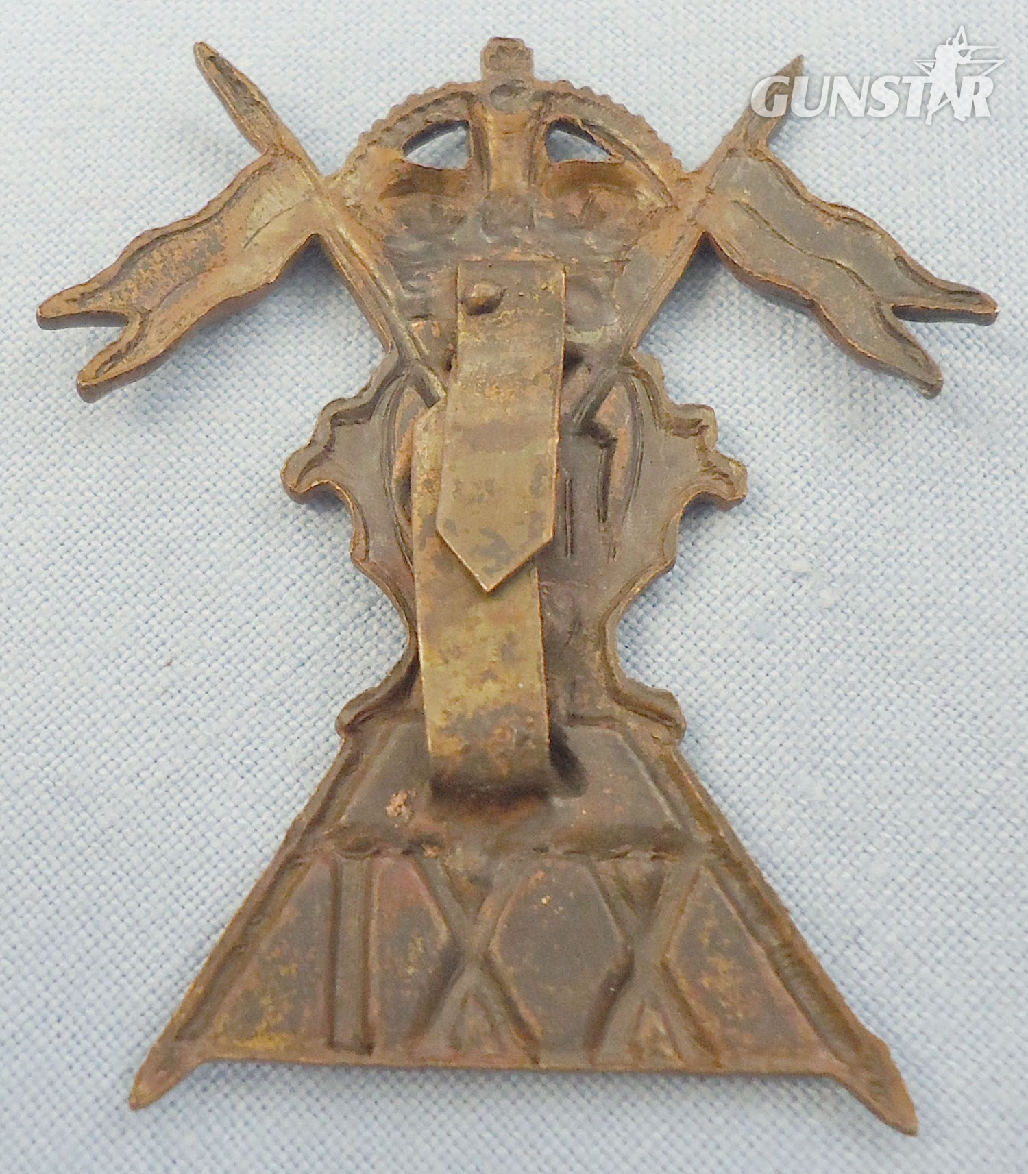  WWI 21st Lancers Bronze Officers Cap Badge. BA 453. WWI 21st Lancers Bronze Officers Cap Badge. BA 453.  Antique & Militaria