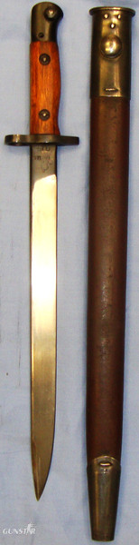 India Pattern Bayonet and Long Scabbard No1 MKII*. BAYO 779. Bayonet in 