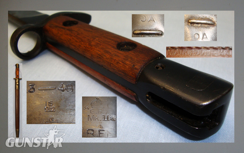 India Pattern Bayonet and Long Scabbard No1 MKII*. BAYO 779. Bayonet
