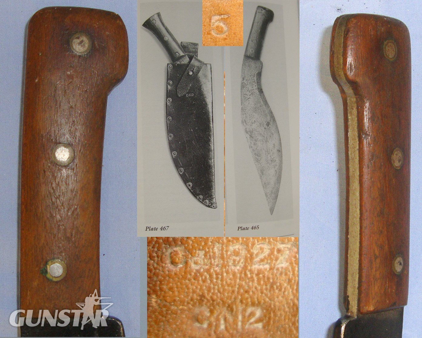 RARE**Inter War & WW2 British Chindit Gurkha Kukri With Heavy Stabbing & Chopping Form Blade & 1922 Dated WD Leather Scabbard By ‘Ca’ Cawpore Arsenal. Sn 21788 Other Blade