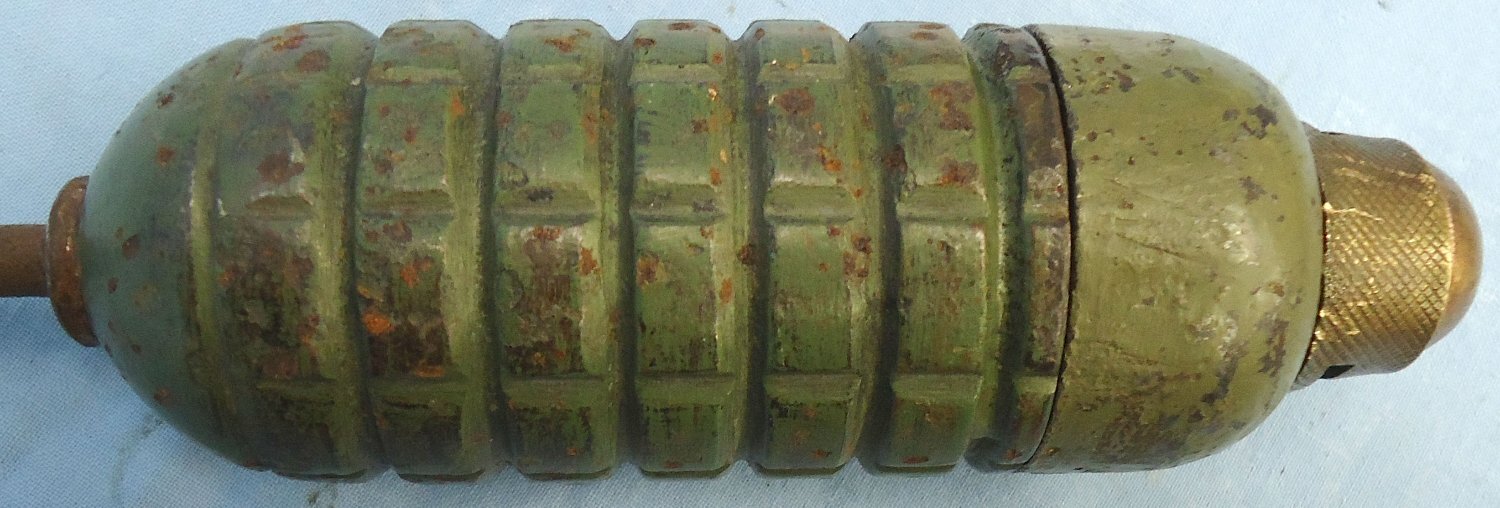 INERT DEACTIVATED. German WW1 Unfired Model of 1914 Rodded Rifle Grenade. Sn - O 2308 INERT DEACTIVATED. German WW1 Unfired Model of 1914 Rodded Rifle Grenade. Sn - O 2308 Various Other Ammunition 