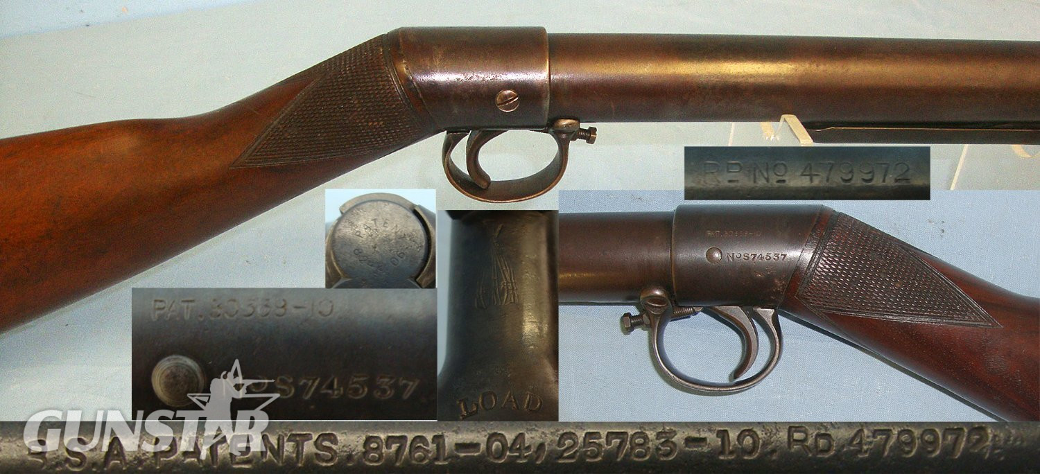 RARE**Pre WW1 1913-14 BSA Standard Pattern .177 Calibre Underlever Air Rifle With Straight Hand Stock & ‘S’ Prefix Serial Number. Sn 23405 BSA .177