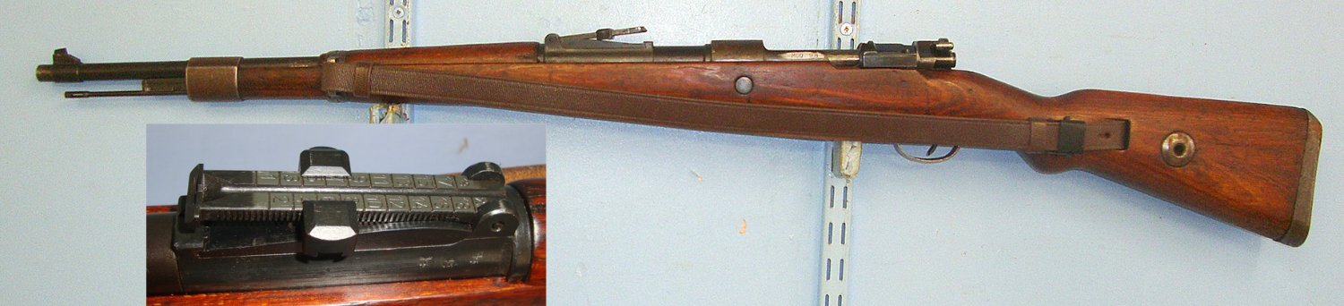  WW2 1943 Nazi German Mauser 'CE' (J.P. Sauer u. Sohn, Waffenfabrik, Suhl, Thuringia) 7.92mm Calibre K98 Rifle & Sling**COCKS & DRY FIRES EARLY UK 1994 DEACTIVATION**Sn 23484:56 deactivated rifle Bolt Action None Rifle