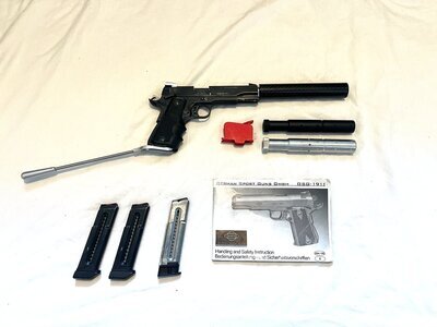 GSG - German Sport Guns GmbH tsc 1911 long barrel pistol .22 Long Barrel