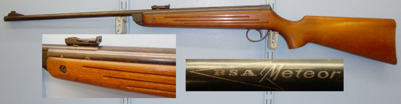 BSA Early Model* 1959-1962 B.S.A Mk 1 Meteor .177 Calibre Break Action Air Rifle \'N\' Prefix Serial Number. AI 901. .177