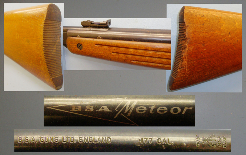  BSA Early Model* 1959-1962 B.S.A Mk 1 Meteor .177 Calibre Break Action Air Rifle \'N\' Prefix Serial Number. AI 901. .177