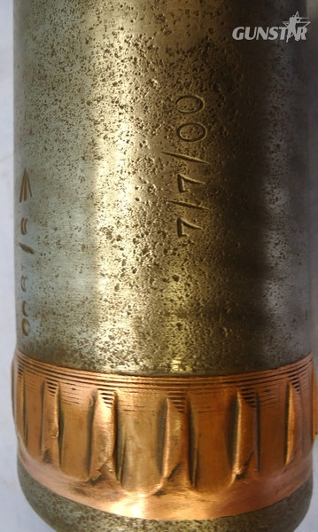 {CATEGORY} - INERT DEACTIVATED. Rare British Boer War Period 1900 Dated 12 Pr 6cwt BL Horse Artillery Gun Shrapnel Shell. - O 1837 INERT DEACTIVATED. Rare British Boer War Period 1900 Dated 12 Pr 6cwt BL Horse Artillery Gun Shrapnel Shell. - O 1837  Other Ammunition