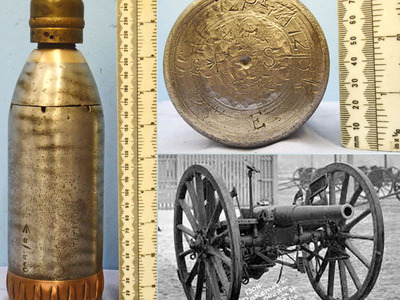 INERT DEACTIVATED. Rare British Boer War Period 1900 Dated 12 Pr 6cwt BL Horse Artillery Gun Shrapnel Shell. - O 1837 INERT DEACTIVATED. Rare British Boer War Period 1900 Dated 12 Pr 6cwt BL Horse Artillery Gun Shrapnel Shell. - O 1837  Other