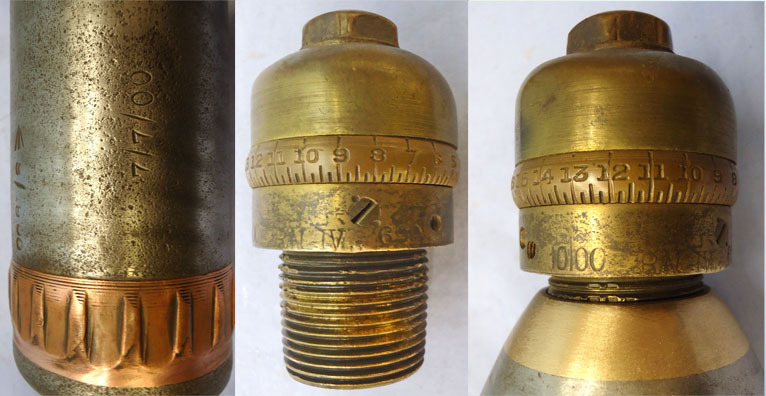  INERT DEACTIVATED. Rare British Boer War Period 1900 Dated 12 Pr 6cwt BL Horse Artillery Gun Shrapnel Shell. - O 1837 INERT DEACTIVATED. Rare British Boer War Period 1900 Dated 12 Pr 6cwt BL Horse Artillery Gun Shrapnel Shell. - O 1837  Other Ammunition