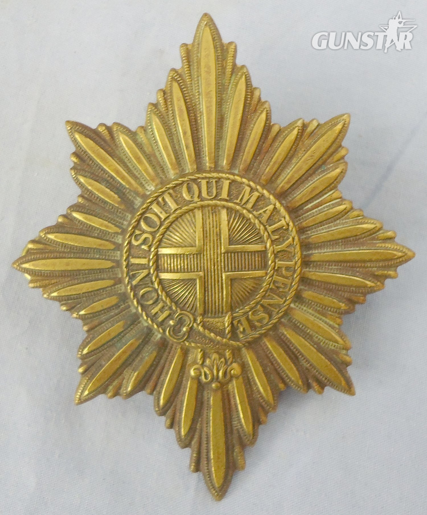 Coldstream Guards Brass Pagri Badge. BA 903. Coldstream Guards Brass Pagri Badge. BA 903.  Antique & Militaria in 