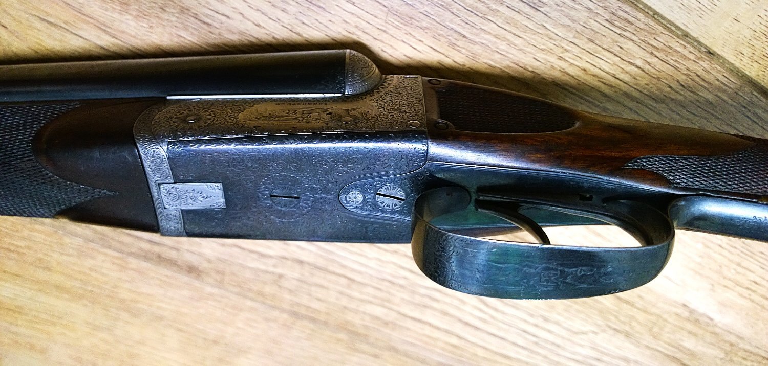 {CATEGORY} - William Cashmore boxlock Side By Side 12 Bore/gauge