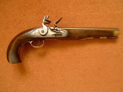 Replica flintlock pistol - Non-firing
