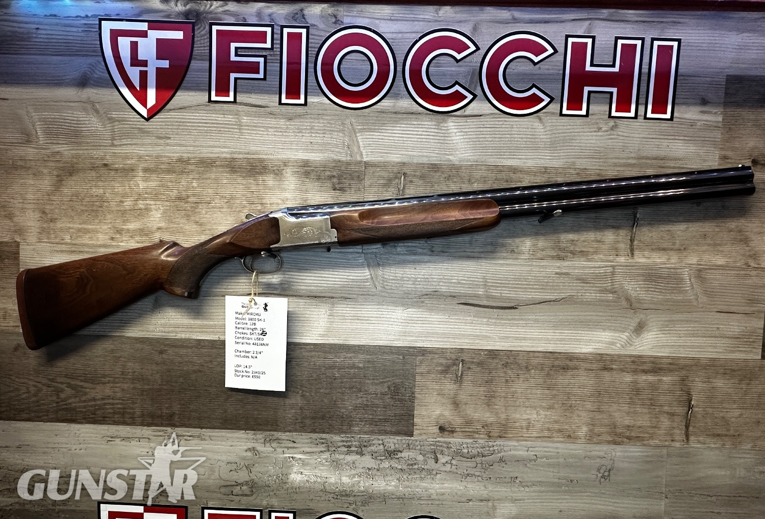 Miroku 3800 Grade 1 Skeet Over and Under 12 Bore/gauge in 