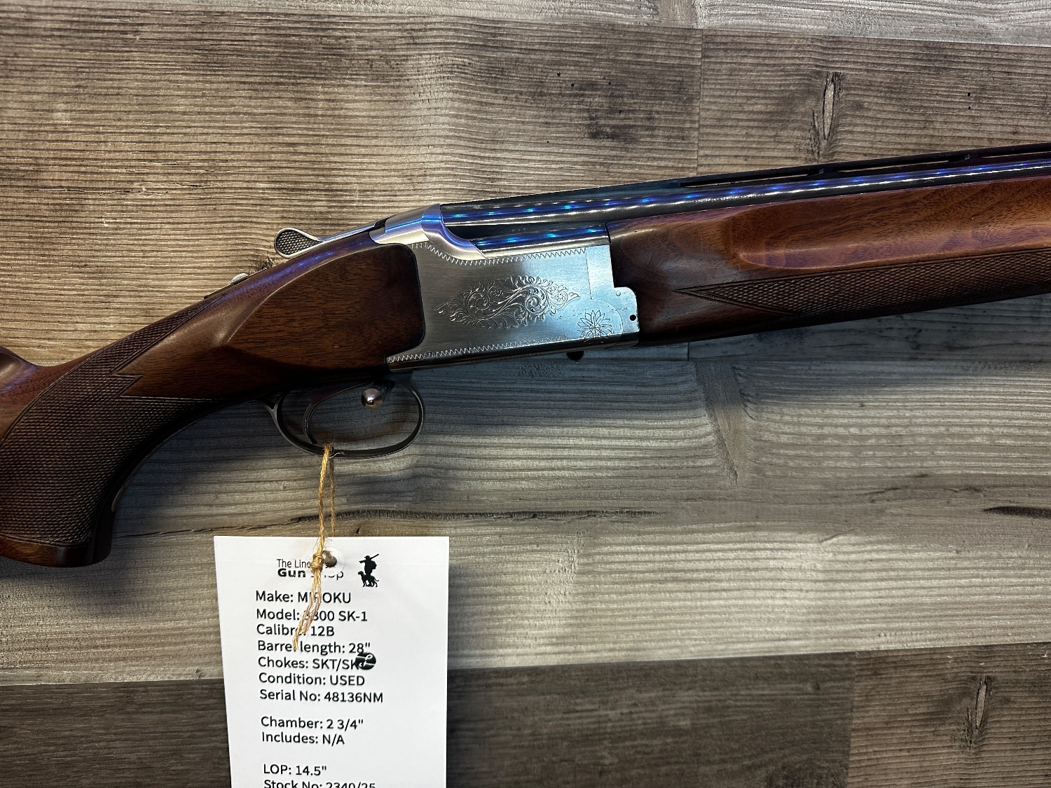  Miroku 3800 Grade 1 Skeet Over and Under 12 Bore/gauge