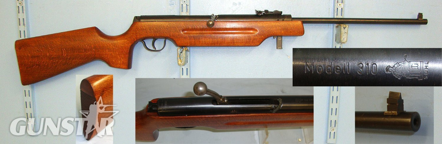 MINT**1950’s – C1970’s East German Haenel Model 310 Bolt Action Fairground Gallery 4.4mm Calibre (BB) Ball Bearing 12 Shot Removable Magazine Fed Repeating Air Rifle . Sn 23614 air rifle BB in 