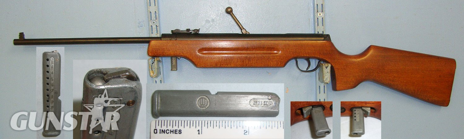  MINT**1950’s – C1970’s East German Haenel Model 310 Bolt Action Fairground Gallery 4.4mm Calibre (BB) Ball Bearing 12 Shot Removable Magazine Fed Repeating Air Rifle . Sn 23614 air rifle BB
