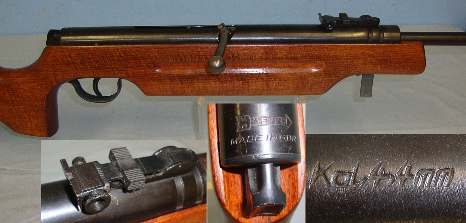 MINT**1950’s – C1970’s East German Haenel Model 310 Bolt Action Fairground Gallery 4.4mm Calibre (BB) Ball Bearing 12 Shot Removable Magazine Fed Repeating Air Rifle . Sn 23614 air rifle BB