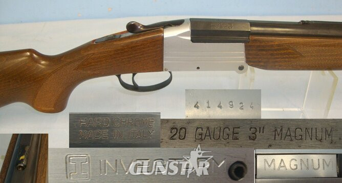 Investarm S.p.A. Wall Hanger**UK 1995 DEACTIVATION CERTIFICATED** Sn 10488 Over and Under None