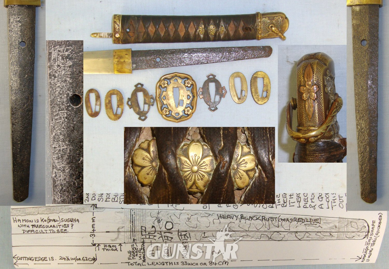 Early WW2 Japanese Army Officer’s Type 98 Shin Gunto Sword With Patial Smith Signature ‘HIZEN KUNI’ (Possible Gendaito) , Scabbard & Expert Assessment. Sn 19377:4 Sword