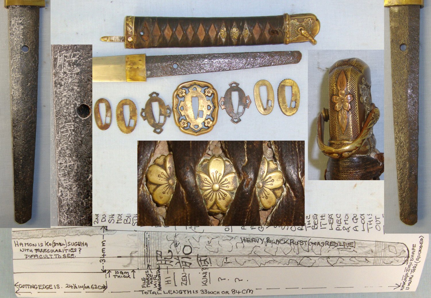 Early WW2 Japanese Army Officer’s Type 98 Shin Gunto Sword With Patial Smith Signature ‘HIZEN KUNI’ (Possible Gendaito) , Scabbard & Expert Assessment. Sn 19377:4 Sword